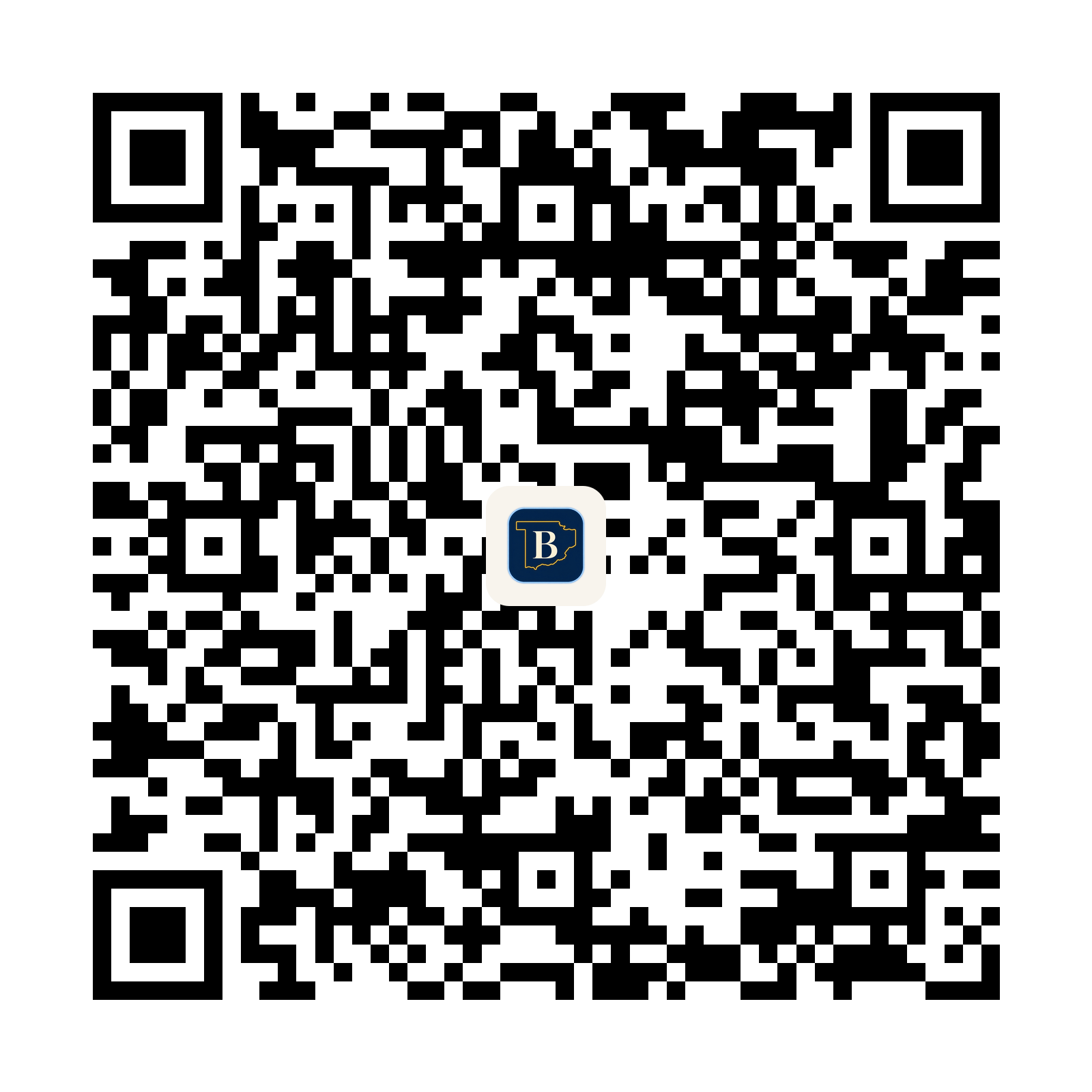 QR code that opens Shannan Rohde's downloadable contact card
